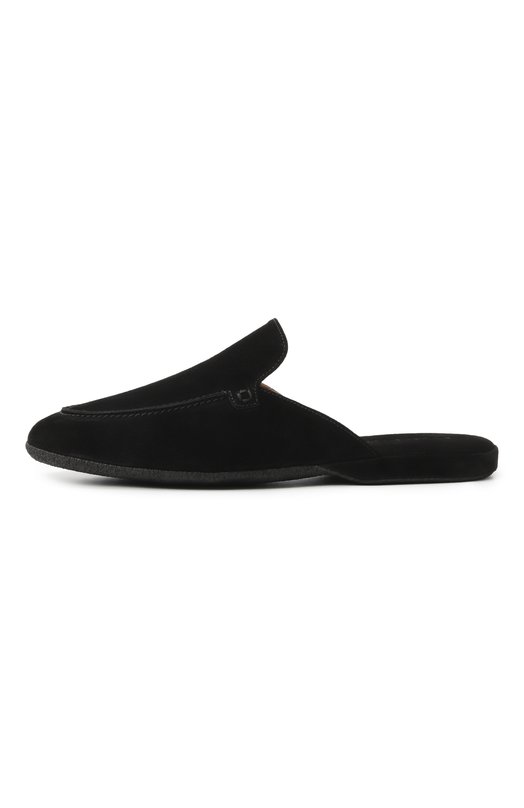 Замшевые домашние туфли Farfalla C19I/SUEDE Чёрный  C19I/SUEDE Фото 4