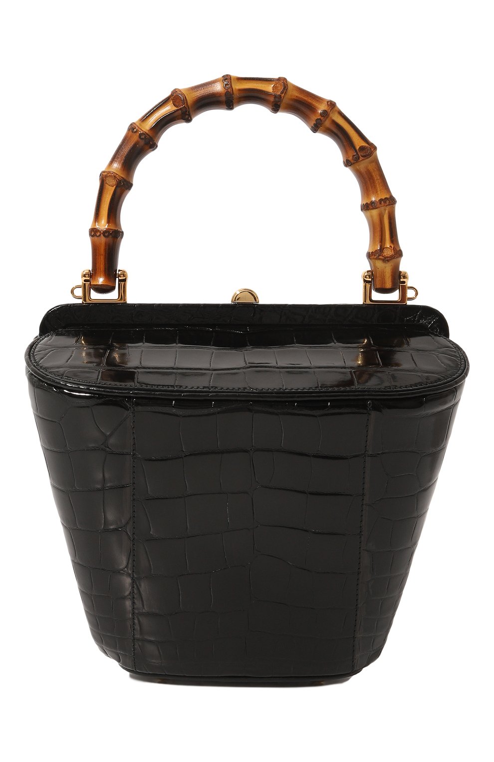 Сумка gucci bamboo из кожи аллигатора GUCCI, арт. 616437 EV40X, фот о 6