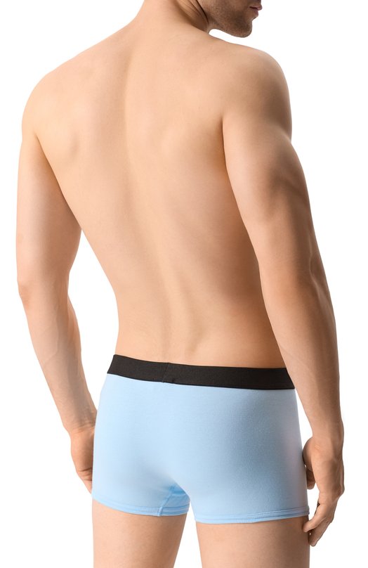 Хлопковые боксеры Kiton UNWBX16K0228F05 Голубой  UNWBX16K0228F05 Фото 3