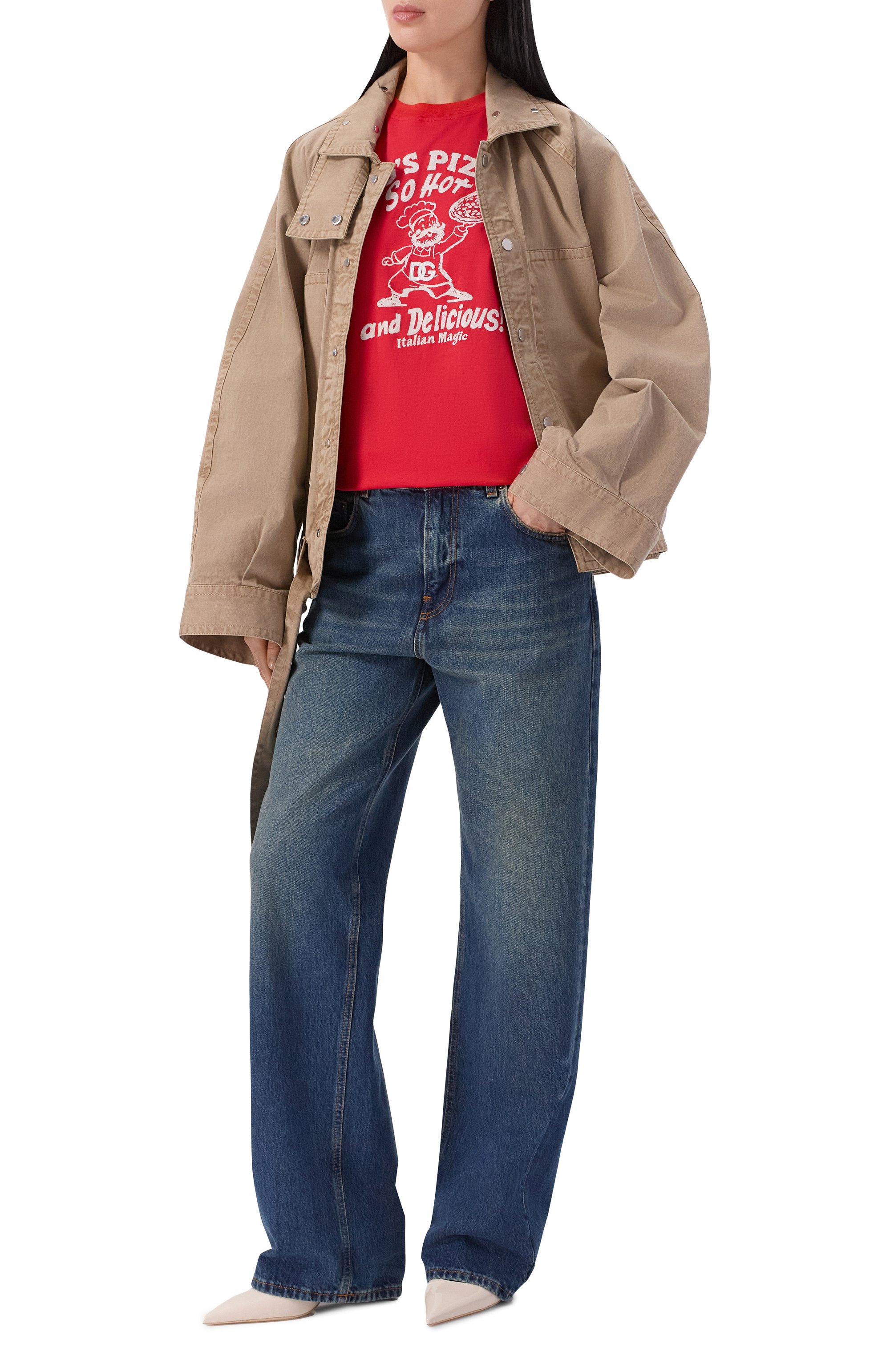 Хлопковая футболка DOLCE & GABBANA, арт. F8V42Z/GDDNF, фото 2