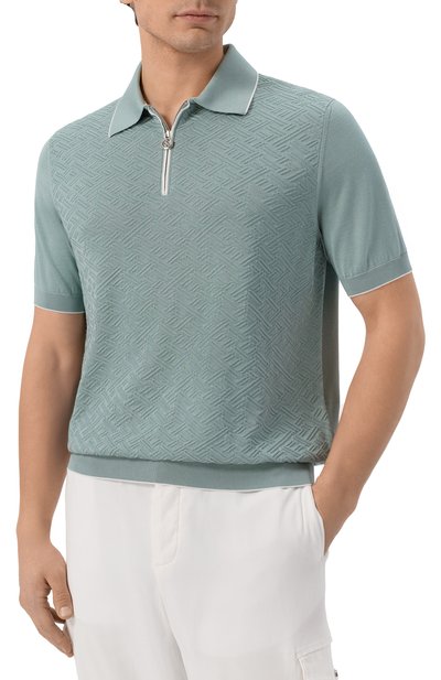 Шелковое поло STEFANO RICCI, арт. K616452P31/F26117, фото 3