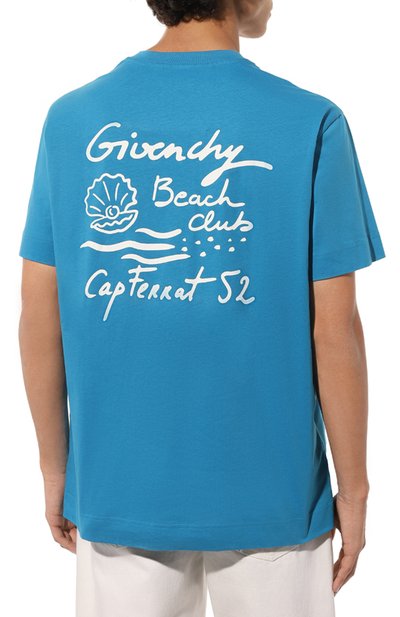 Хлопковая футболка GIVENCHY, арт. BM716R/3YEV, фото 4