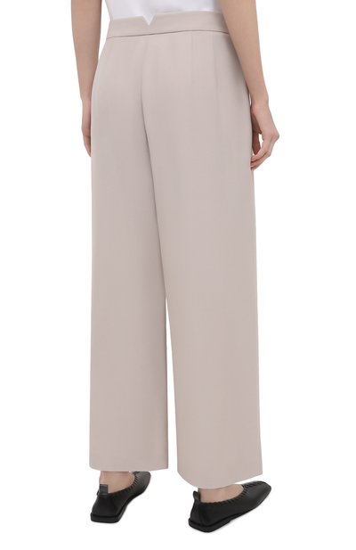 Шелковые брюки GIORGIO ARMANI бежевого цвета по цене 113500 руб., арт. 1SHPP0G1/T02AU, фото 4 Шелковые брюки GIORGIO ARMANI, арт. 1SHPP0G1/T02AU, фото 4