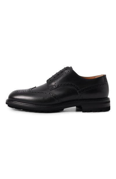 Кожаные дерби KITON черного цвета по цене 146500 руб., арт. USSA465N01508, фото 3 Кожаные дерби KITON, арт. USSA465N01508, фото 3