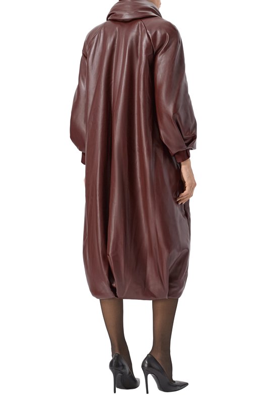 Куртка из экокожи ROWEN ROSE C0AT_RR437_V2/EC0 LEATHER Коричневый  C0AT_RR437_V2/EC0 LEATHER Фото 4