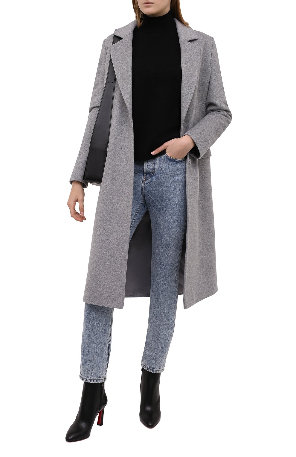 Пальто из шерсти и кашемира SEVEN LAB, арт. CMAR grey, фото 2