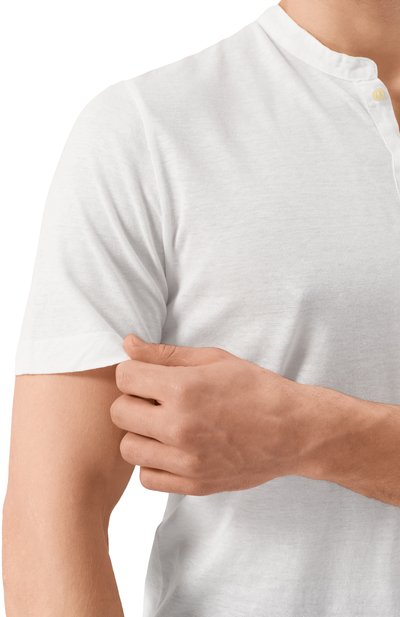 Футболка-хенли изо льна и хлопка 120% LINO, арт. 32ALIM79AC/G308/S01, фото 5