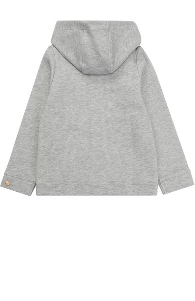 Спортивный кардиган на молнии с контрастной отделкой и капюшоном GUCCI, арт. 458195/X5N28, фото 2