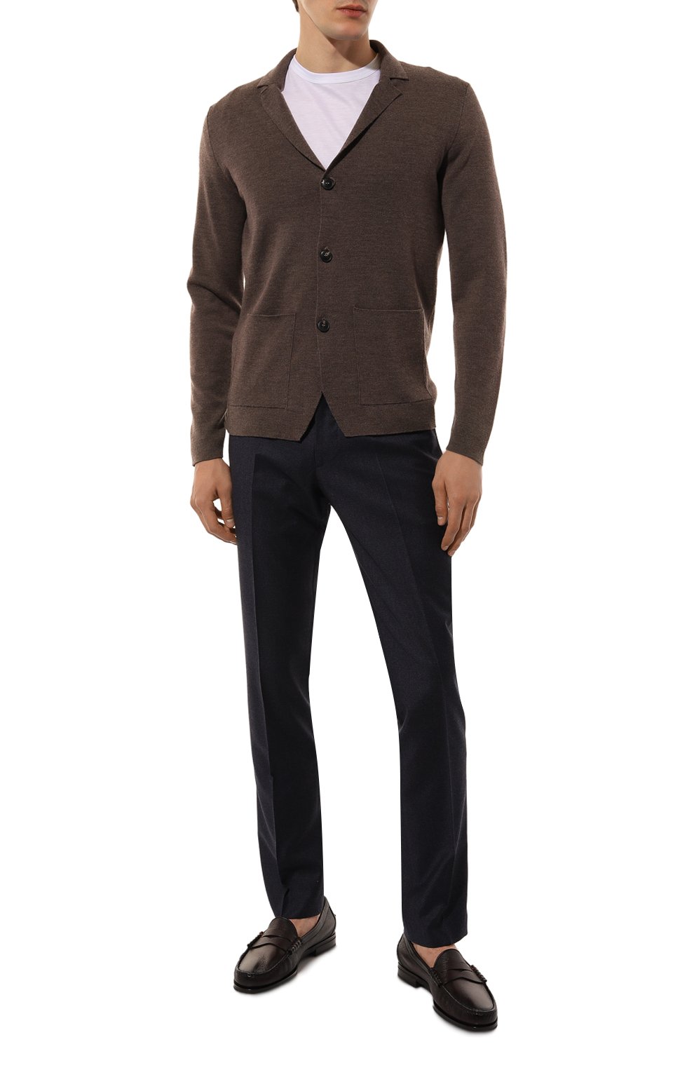 Кожаные пенни-лоферы quentin SANTONI, арт. MCQG18963JI6SLE1, фото 2