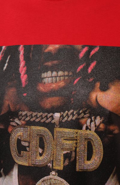 Хлопковая футболка COMME DES FUCKDOWN, арт. CDFU2449, фото 5