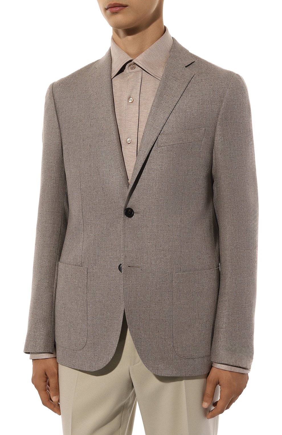 Пиджак из шелка и шерсти CORNELIANI, арт. 946002-9416911, фото 5