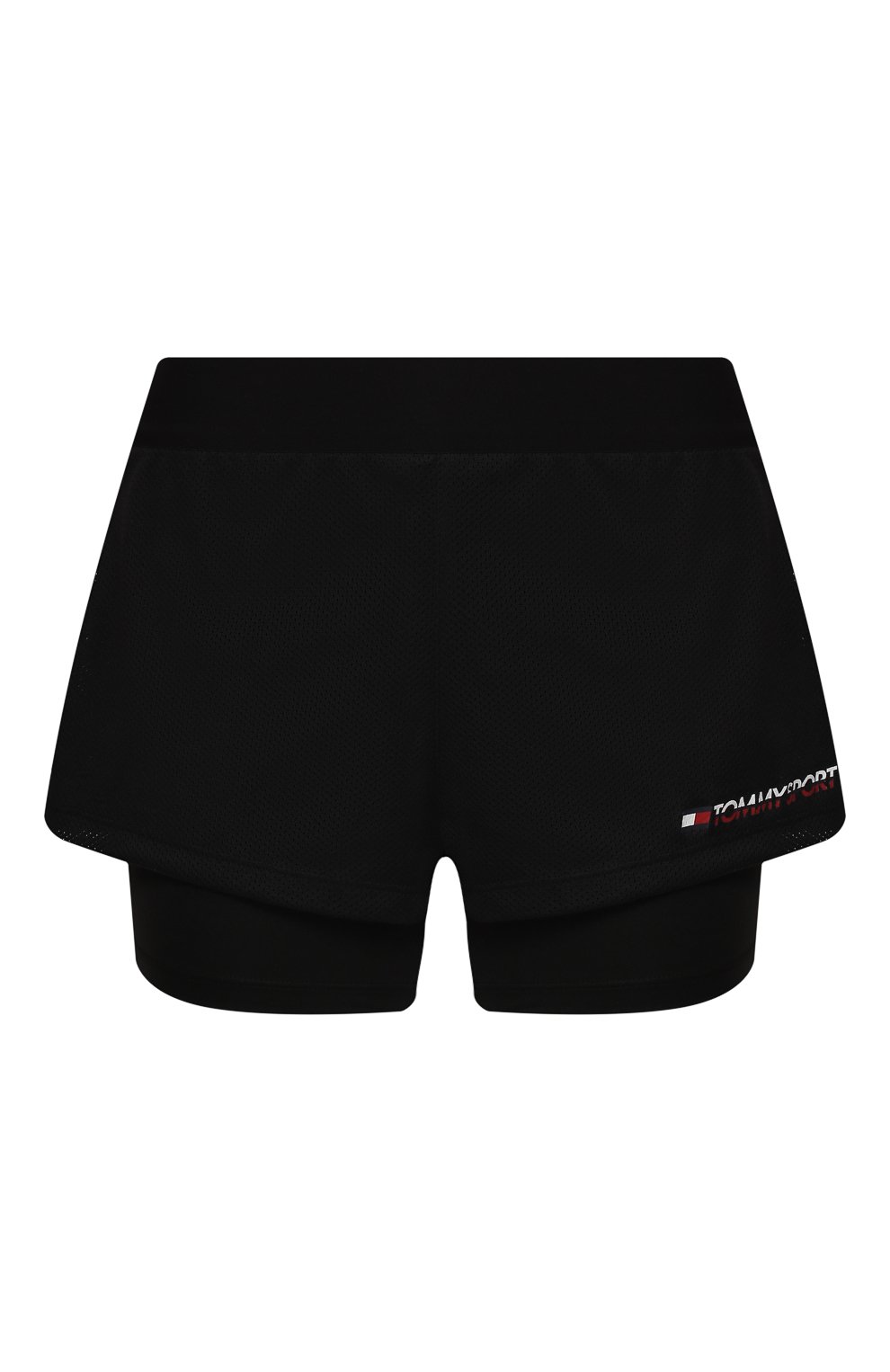Шорты TOMMY SPORT черного цвета по цене 4490 руб., арт. S10S100295, фото 1 Шорты TOMMY SPORT, арт. S10S100295, фото 1