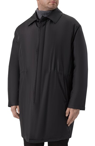 Шелковая парка с подкладкой из норки MVST, арт. M25.1PM.C002H-V BS/F020+MINK, фото 3