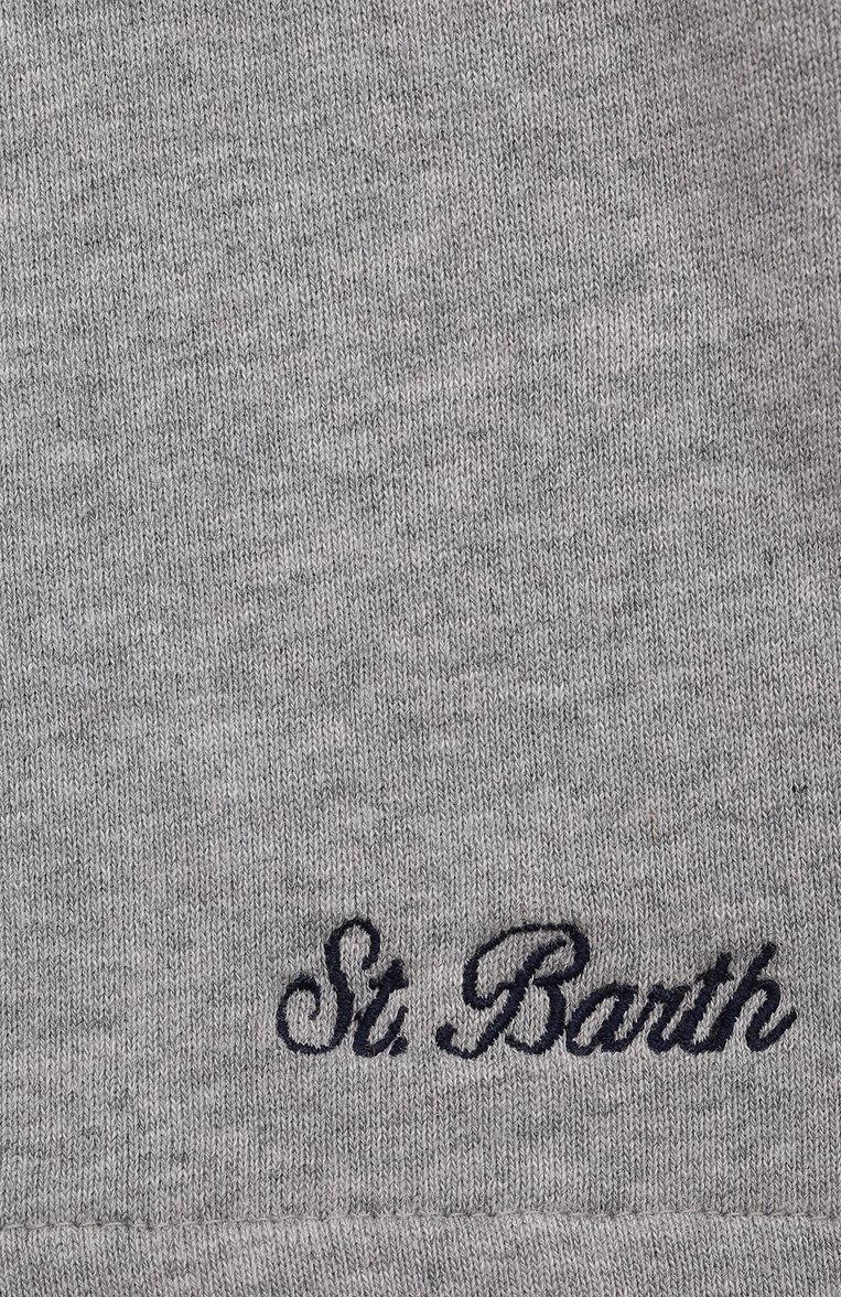 Детские хлопковые шорты MC2 SAINT BARTH серого цвета, арт. STBK RANDLE JR/RANL001 | Фото 3 (Материал внешний: Хлопок; Нос: Не проставлено; Случай: Повседневный; Ростовка одежда: 16 лет | 164 см, 12 лет | 152 см, 4 года | 104 см, 6 лет | 116 см, 13 - 15 лет | 158 см, 8 лет | 128 см, 10 - 11 лет | 140 - 146см)