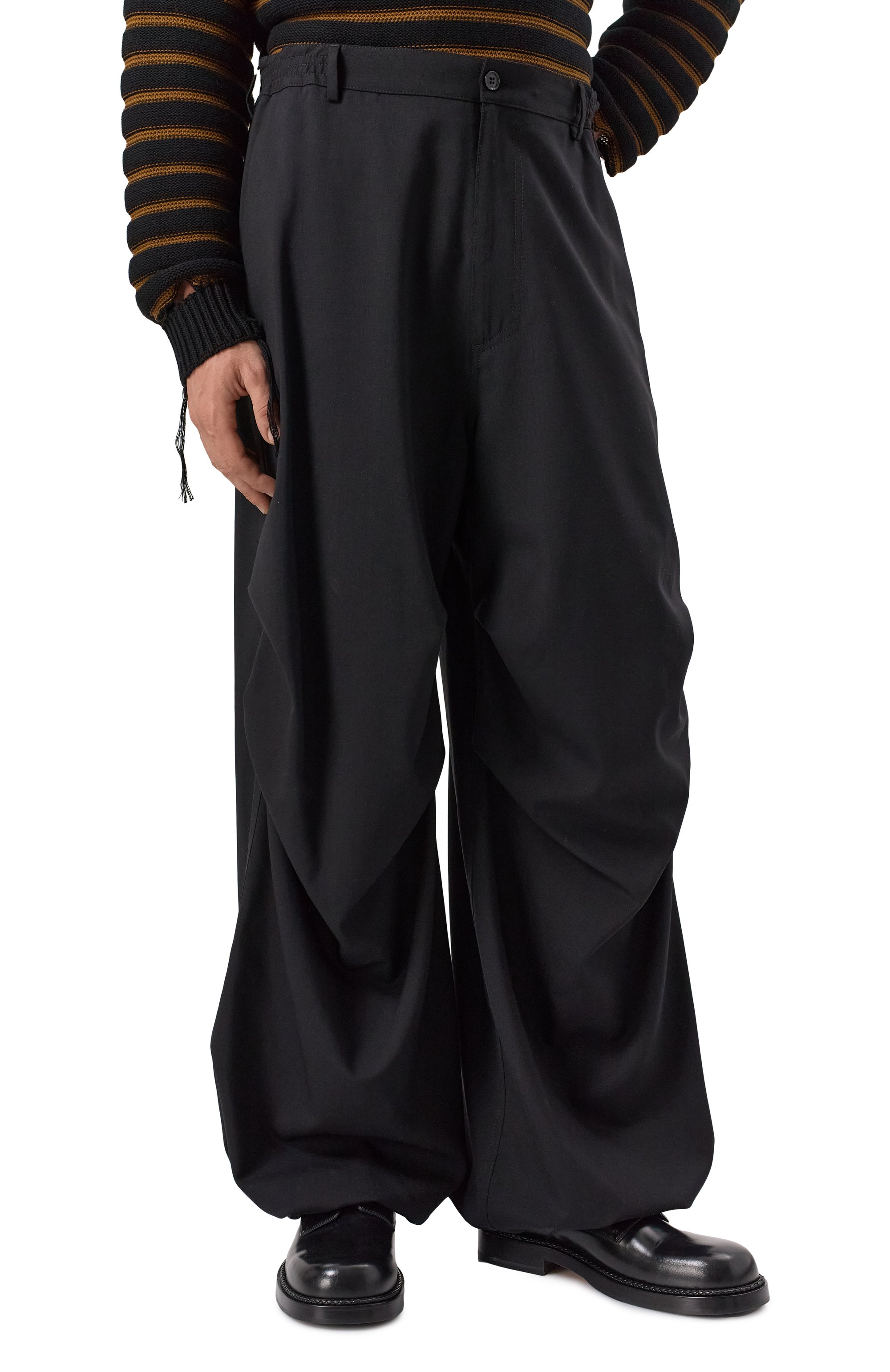 Шерстяные брюки MM6, арт. SH0KA0037/M35080, фото 3