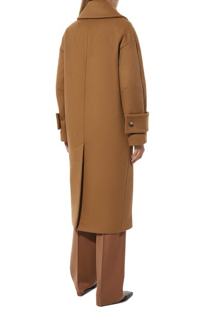 Шерстяное пальто LUDA NIKISHINA, арт. CT/MAXIM/AW23/mustard, фото 4