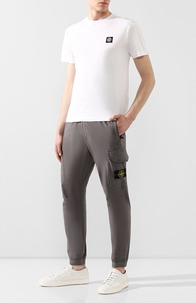 Хлопковые джоггеры STONE ISLAND, арт. 721531403, фото 2