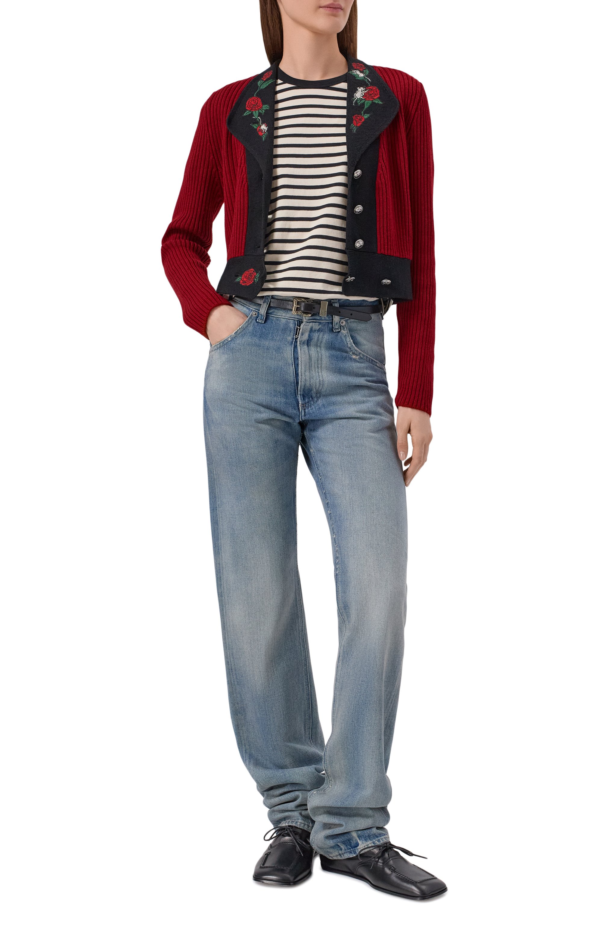 Шерстяной кардиган ENFANTS RICHES DEPRIMES, арт. 120-561/MERIN0 W00L, фото 2