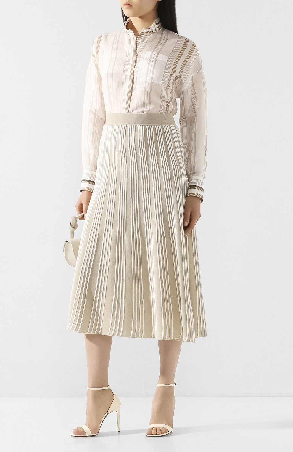 Юбка из смеси шелка и хлопка LORO PIANA, арт. FAL1956, фото 2