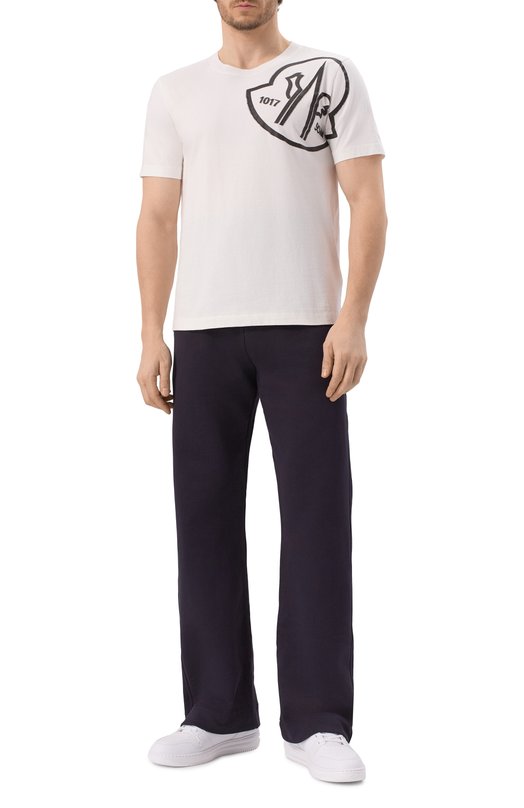 Хлопковая футболка 6 Moncler x 1017 Alyx 9SM Moncler Genius 8C00001/M2780/001 Белый  8C00001/M2780/001 Фото 2