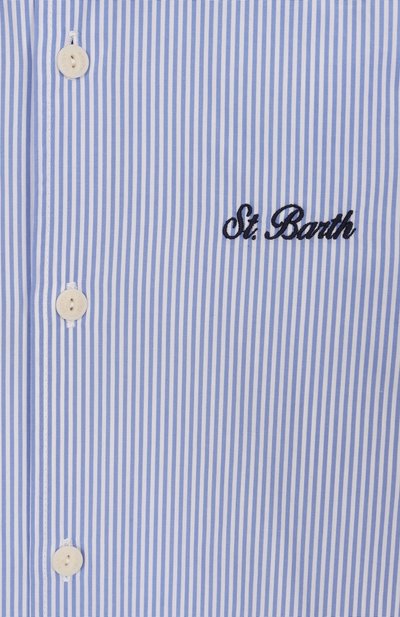 Хлопковая рубашка MC2 SAINT BARTH, арт. STBK AGNES/03576H, фото 3