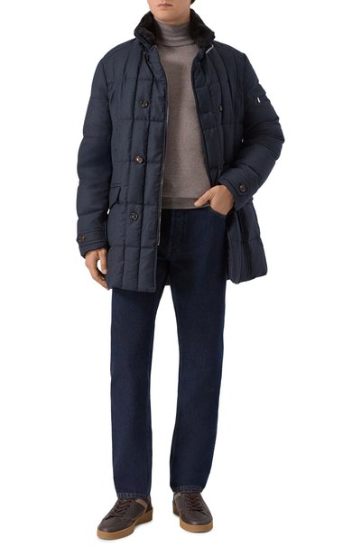 Пуховик morris-l с воротником из овчины MOORER, арт. M0RRIS/L, фото 2