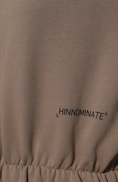 Хлопковая толстовка HINNOMINATE серого цвета по цене 15150 руб., арт. HDW2/HNW352, фото 5 Хлопковая толстовка HINNOMINATE, арт. HDW2/HNW352, фото 5