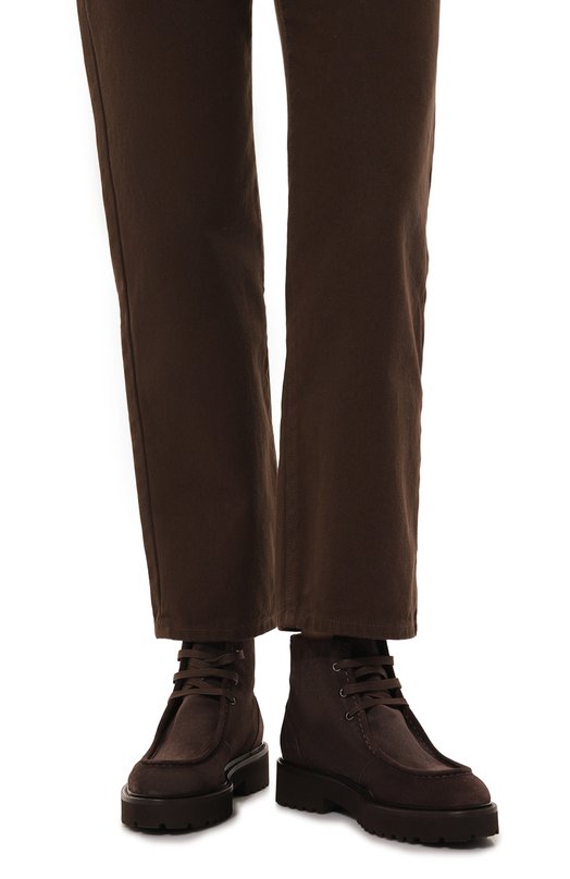 Замшевые ботинки Chukka Doucal's DD8742PHILUF252T Коричневый  DD8742PHILUF252T Фото 3