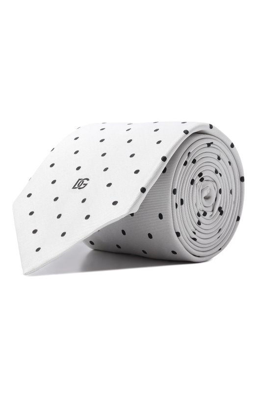 Шелковый галстук Dolce & Gabbana GT147E/G0JQY Белый GT147E/G0JQY