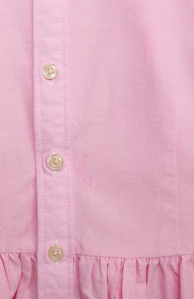 Хлопковое платье-рубашка POLO RALPH LAUREN, арт. 313756657, фото 3