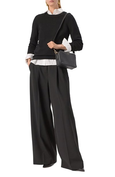 Шерстяной пуловер BOSS черного цвета по цене 19950 руб., арт. 50492551, фото 2 Шерстяной пуловер BOSS, арт. 50492551, фото 2