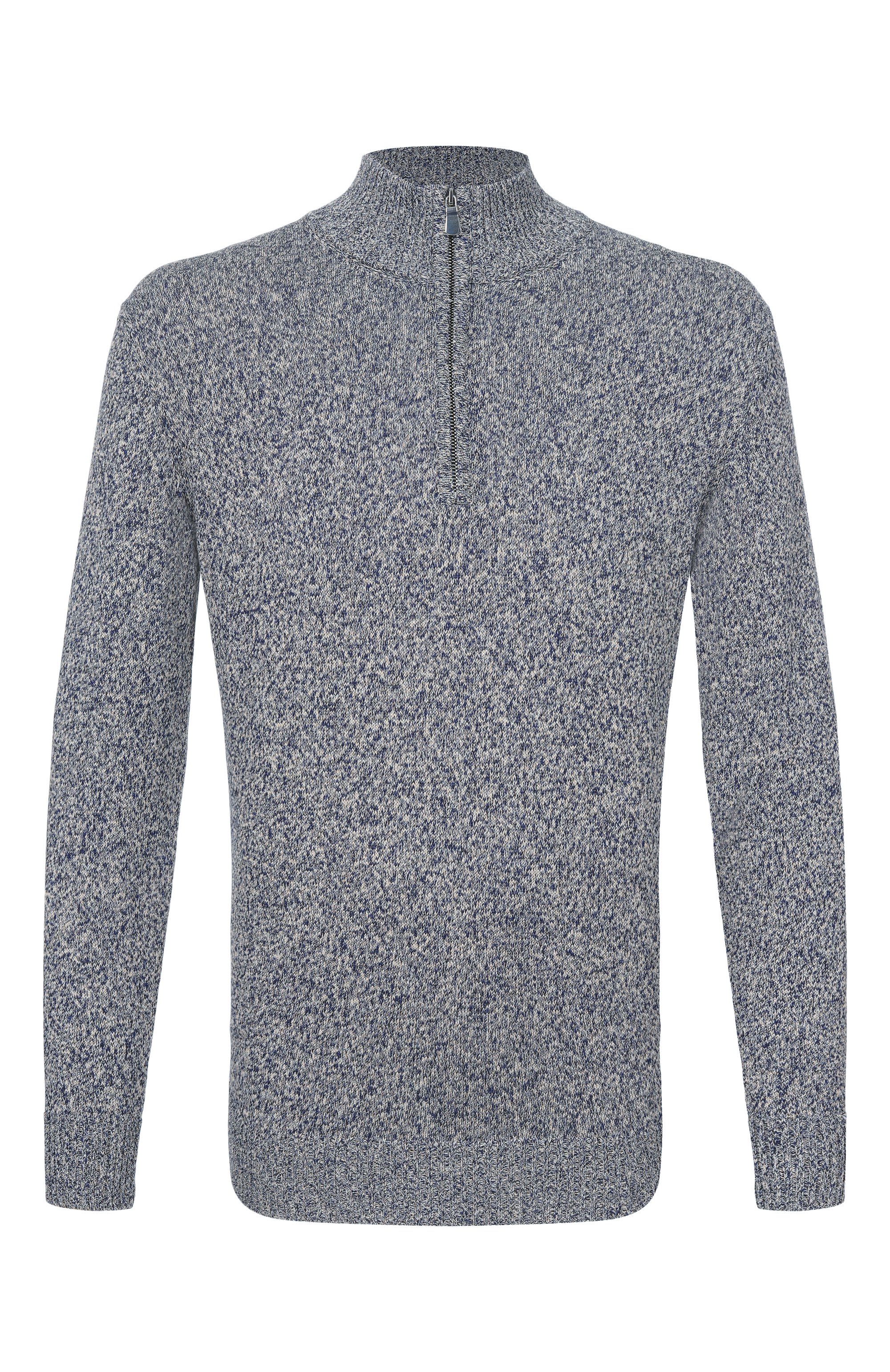 Хлопковый джемпер ANDREA CAMPAGNA синего цвета по цене 54650 руб., арт. M5426-8076, фото 1 Хлопковый джемпер ANDREA CAMPAGNA, арт. M5426-8076, фото 1