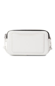 Женская сумка the snapshot MARC JACOBS (THE) белого цвета, арт. M0014867 | Фото 6 (Сумки-технические: Сумки через плечо; Ремень/цепочка: На ремешке; Размер: mini; Материал: Натуральная кожа; Драгоценные камни: Проставлено; Материал сплава: Проставлено)