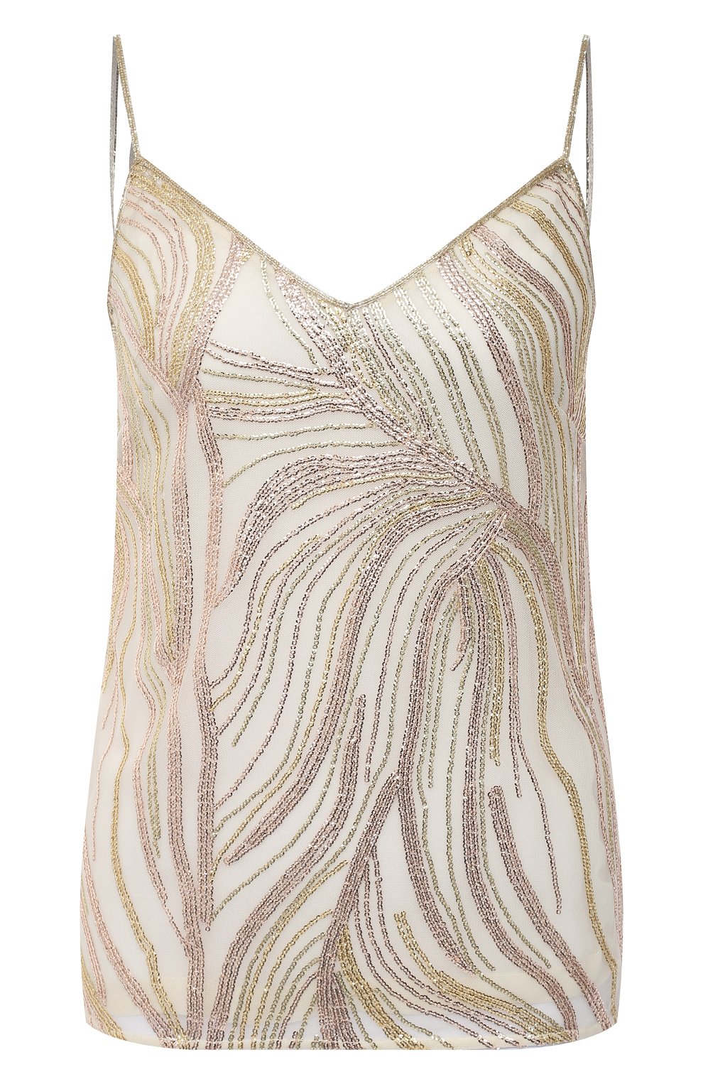 Топ DRIES VAN NOTEN светло-розового цвета по цене 98350 руб., арт. 202-10734-1421, фото 1 Топ DRIES VAN NOTEN, арт. 202-10734-1421, фото 1