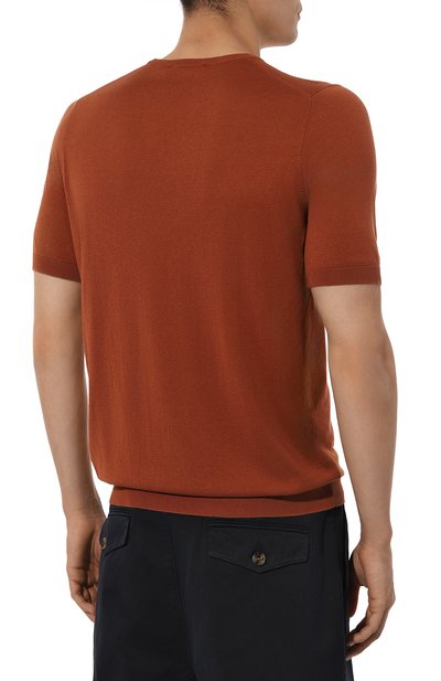 Шелковый джемпер ANDREA CAMPAGNA, арт. 43112/23503, фото 4