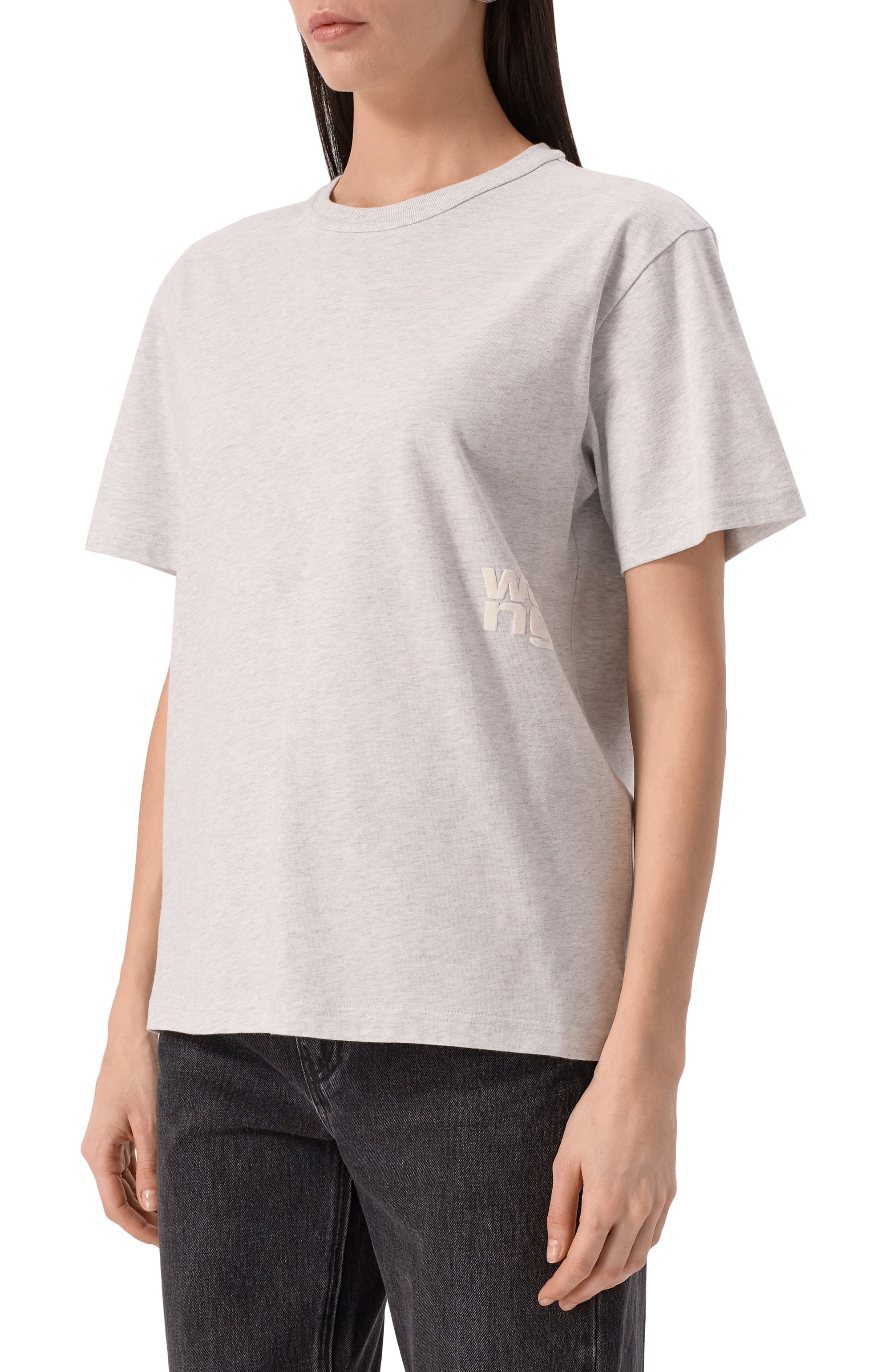 Хлопковая футболка ALEXANDERWANG.T, арт. 4CC3241520, фото 3