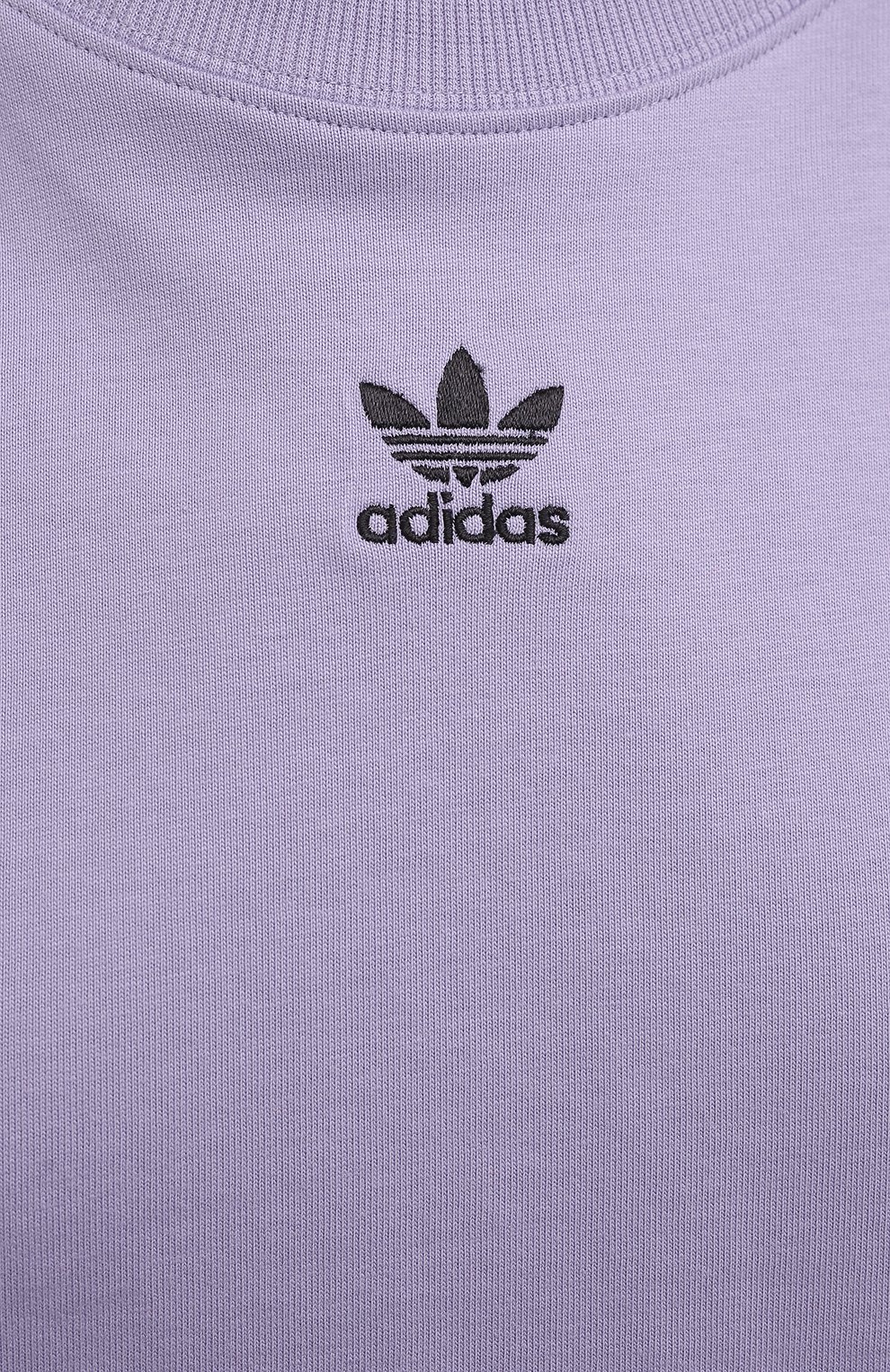Хлопковая футболка ADIDAS ORIGINALS сиреневого цвета по цене 2500 руб., арт. GN4782, фото 5 Хлопковая футболка ADIDAS ORIGINALS, арт. GN4782, фото 5