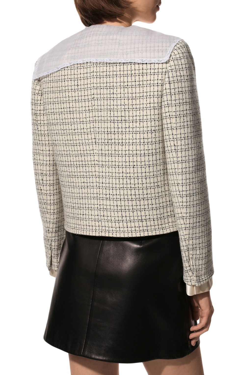 Жакет из шерсти и хлопка MIU MIU, арт. MH1700-6J1-F0304, фото 4