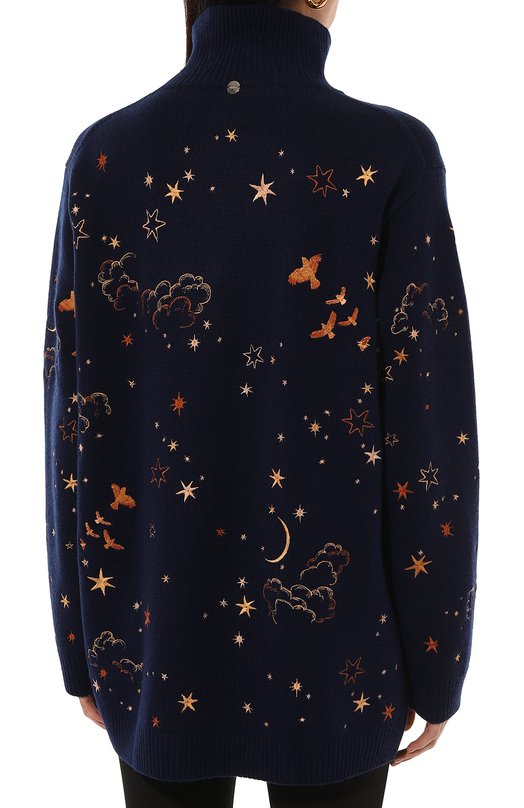 Свитер из шерсти и кашемира OLOLOL OLKN006/403.EMB/BASE Синий  OLKN006/403.EMB/BASE Фото 4