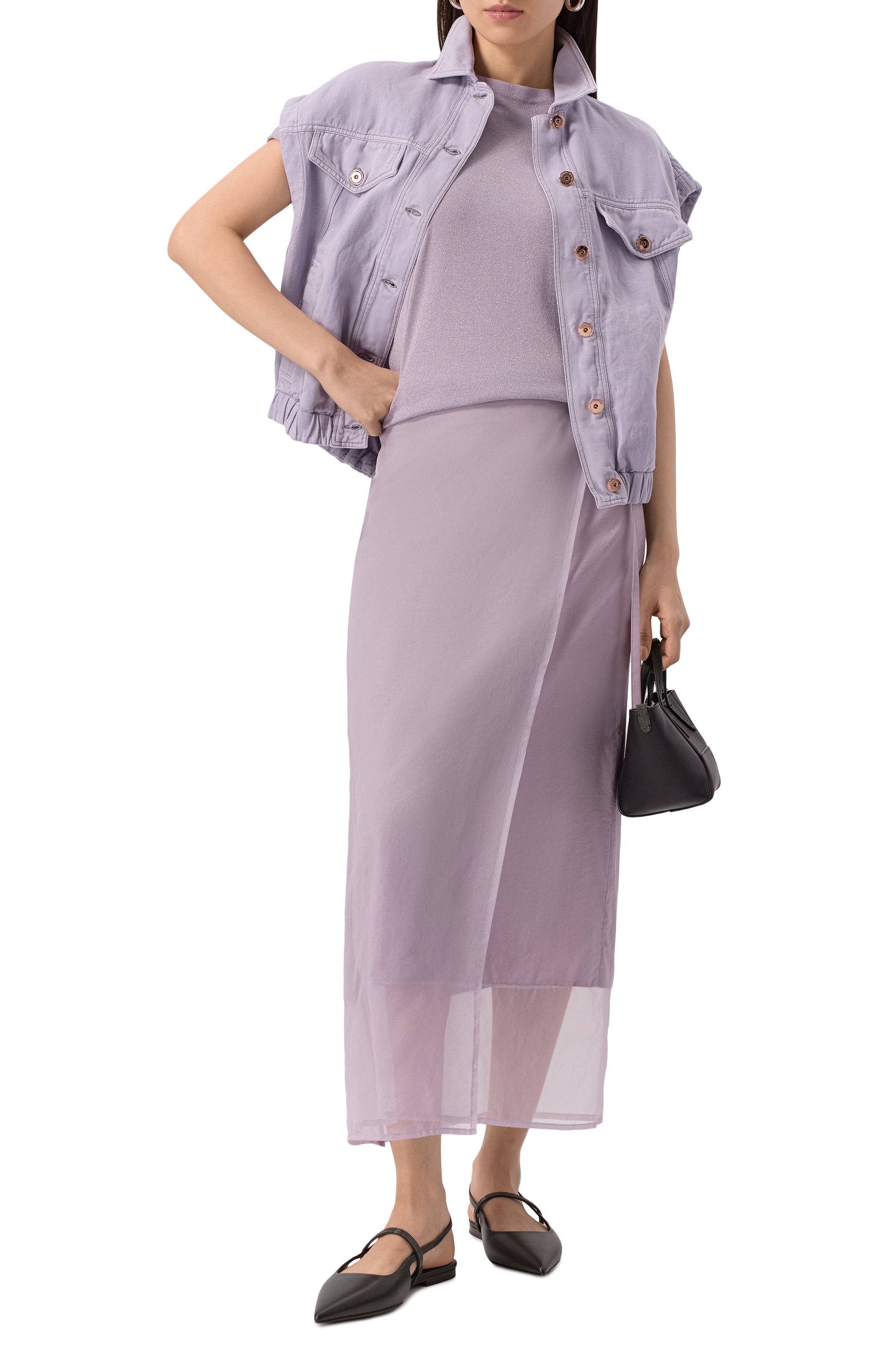 Пуловер из кашемира и шелка BRUNELLO CUCINELLI, арт. M41810000, фото 2