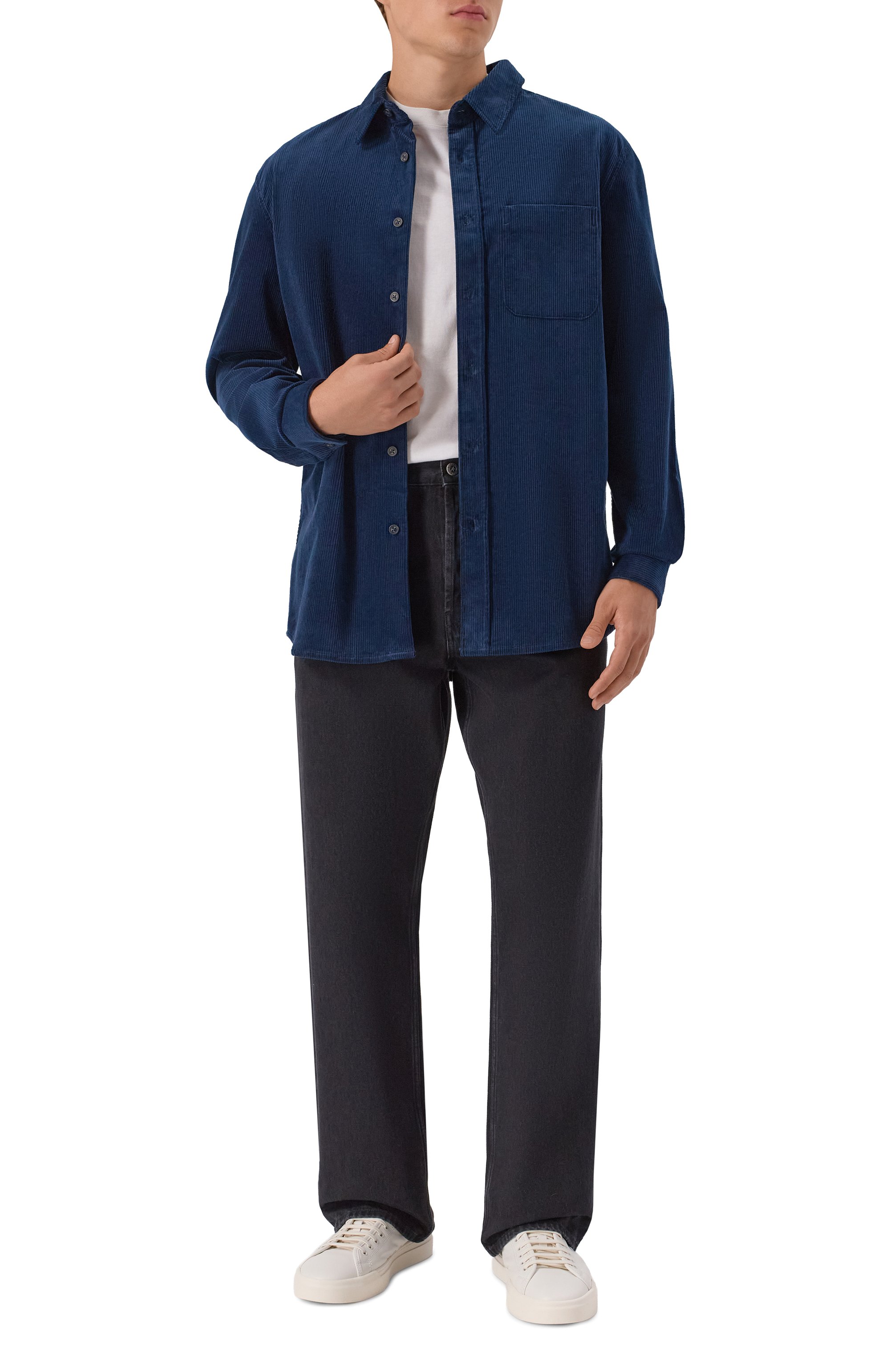 Вельветовая рубашка 12 STOREEZ, арт. 133457, фото 2