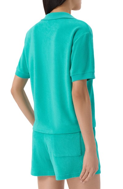 Хлопковое поло SPORTY AND RICH зеленого цвета по цене 23600 руб., арт. T0001712326GR02, фото 4 Хлопковое поло SPORTY AND RICH, арт. T0001712326GR02, фото 4