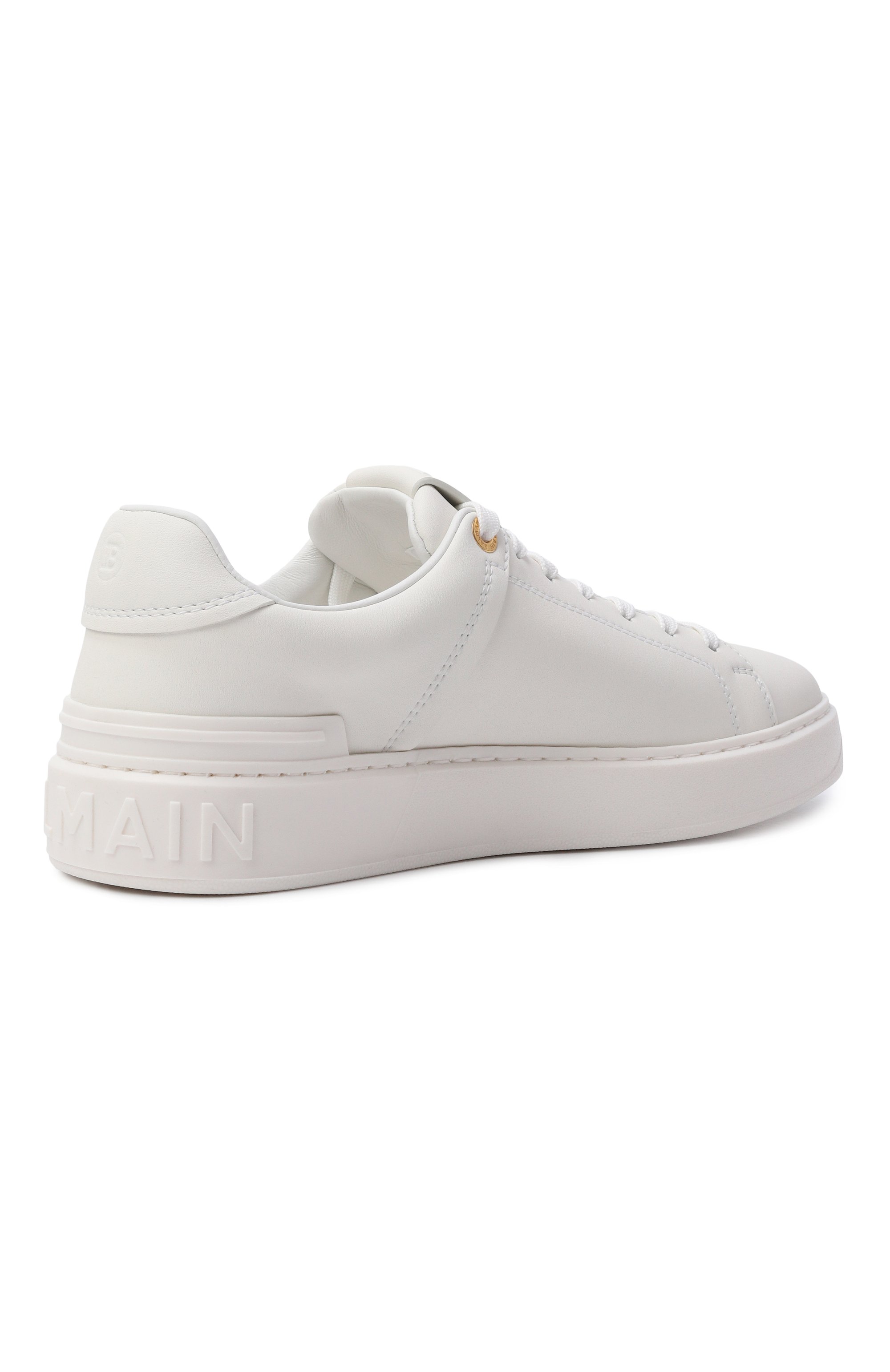 Кожаные кеды b-court BALMAIN, арт. GN1VI690/LSBG, фото 5