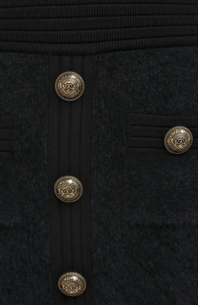 Платье BALMAIN черного цвета по цене 178500 руб., арт. UF06332/K113, фото 5 Платье BALMAIN, арт. UF06332/K113, фото 5