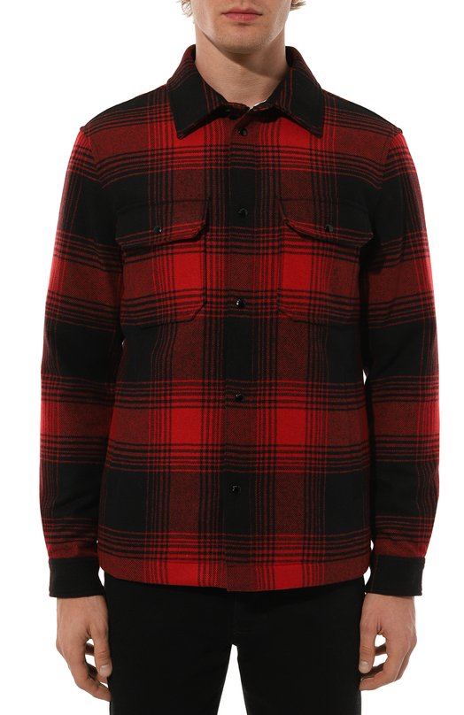 Пуховая куртка-рубашка Woolrich CFWOOS0159MRUT3046 Красный  CFWOOS0159MRUT3046 Фото 3
