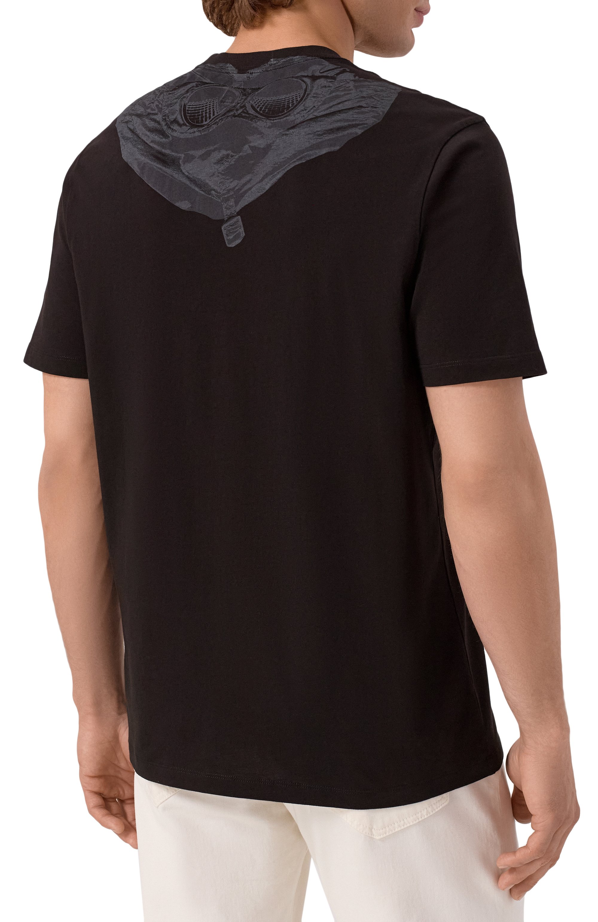 Хлопковая футболка C.P. COMPANY, арт. 18CMTS030A005100W, фото 4