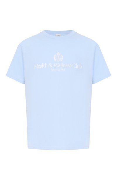 Мужская хлопковая футболка SPORTY AND RICH, арт. T0119710241BL90