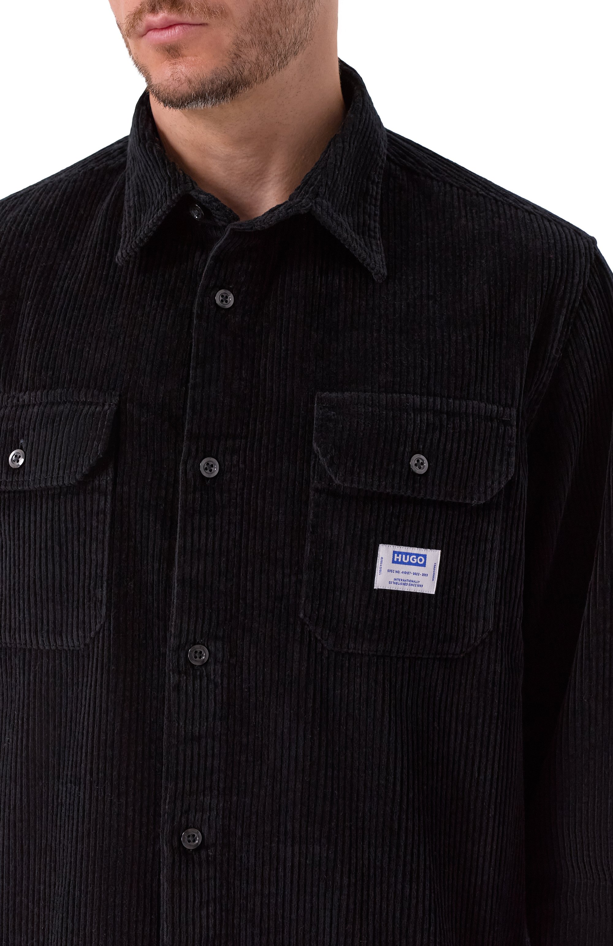 Вельветовая рубашка HUGO BLUE, арт. 50549793, фото 5