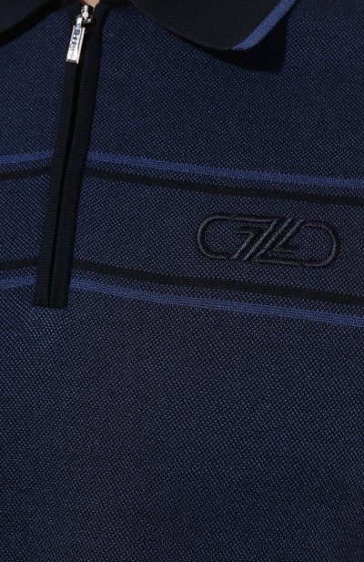 Поло из хлопка и шелка ZILLI, арт. MBZ-PZ032-TW0T1/MC01, фото 5