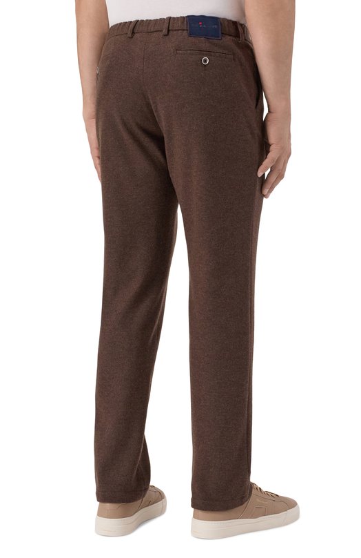 Кашемировые брюки Kiton UFFPBRK0150G08 Коричневый  UFFPBRK0150G08 Фото 4